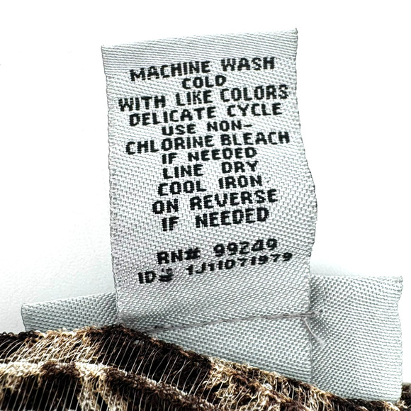 CATHERINES Women's 4X Tan Brown Crochet Top Short Sleeve Cover Up Western Boho - Picture 5 of 8